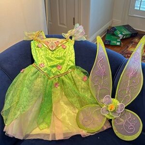 Disney Tinkerbell Costume Bundle Sz 7/8 (shoes are 13/1)